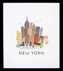 New York Framed