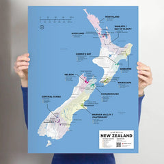 New Zealand Wine Map