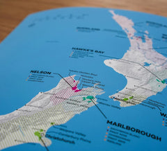 New Zealand Wine Map