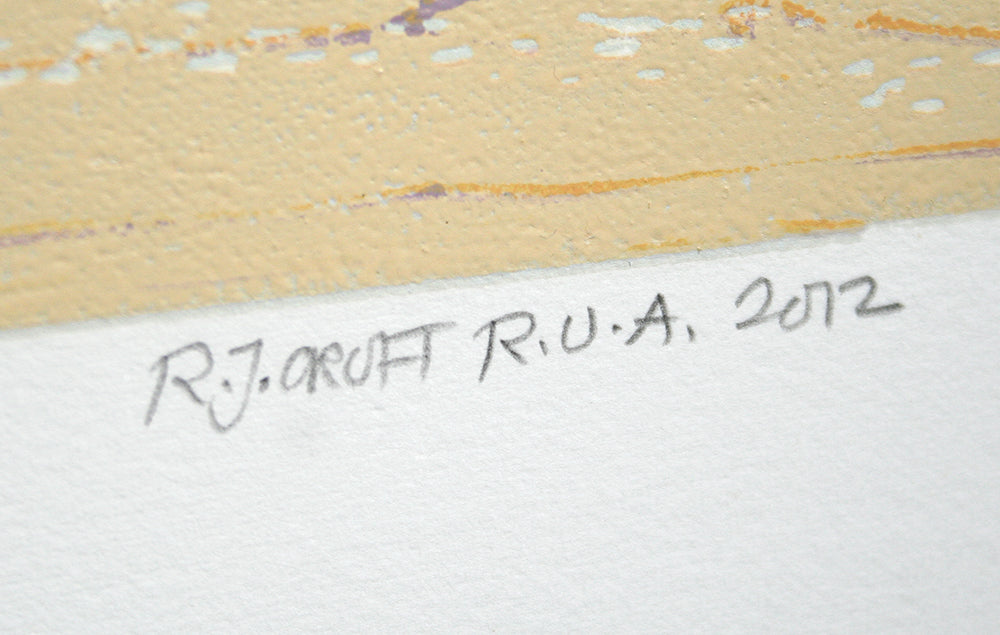 Linocut Print - Co Down Newcastle 2012