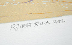 Linocut Print - Co Down Newcastle 2012