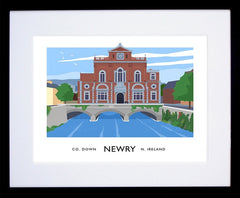 Co Down - Newry Frame Black 40x30 With Mount