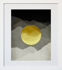 Night and Day White Frame