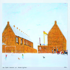 No Ball Games or Motorcycles Unframed 40 x 40