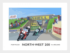 Sport - North West 200 Bridge Frame White 40x30 No Mount