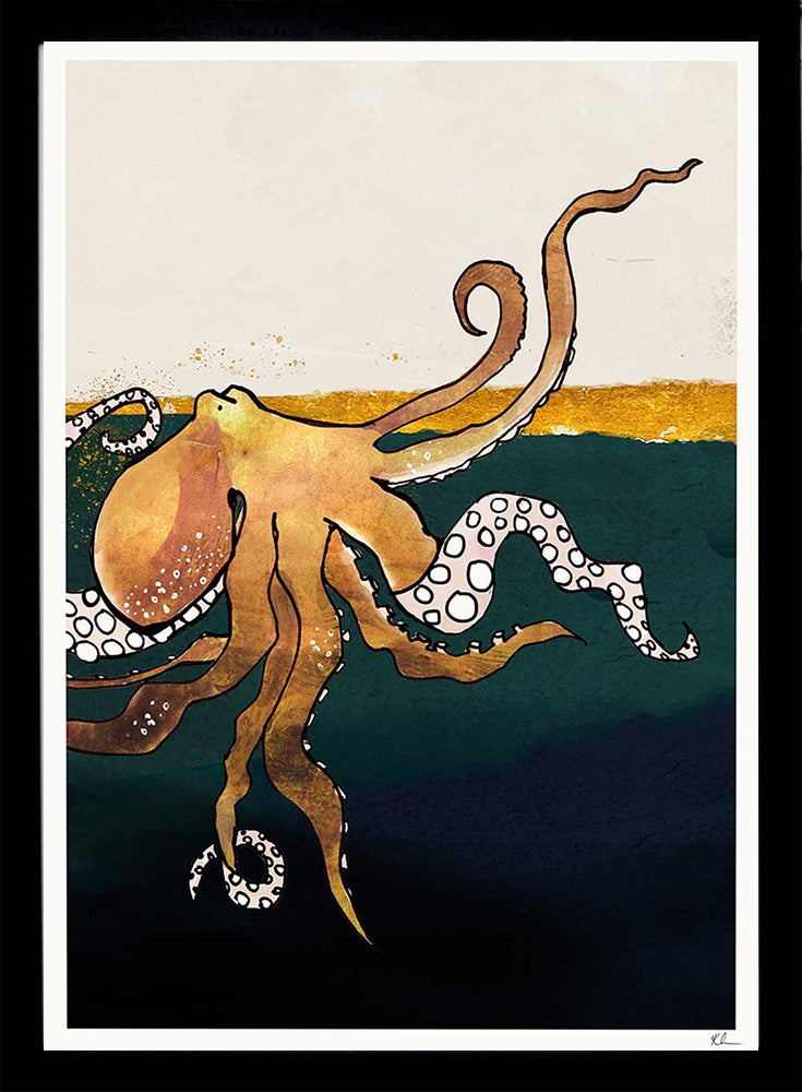 Octopus Black Frame