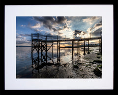 The Old Holywood Pier Framed