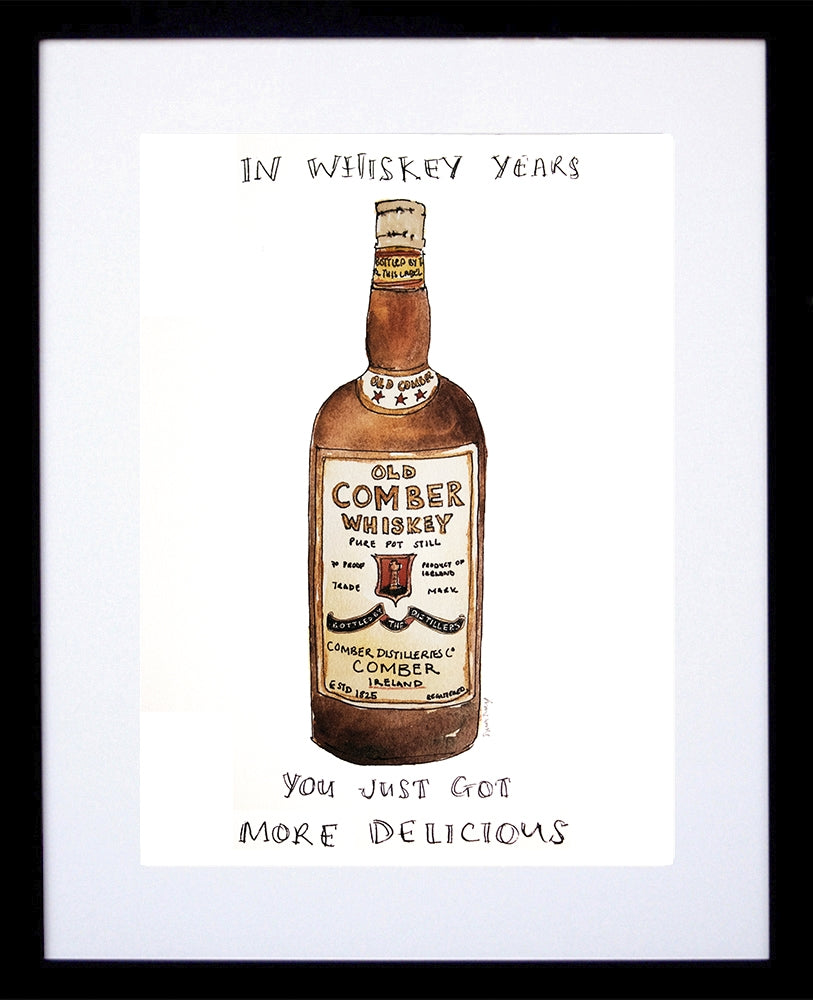 Drinks Whiskey - Old Comber Whiskey Black Frame