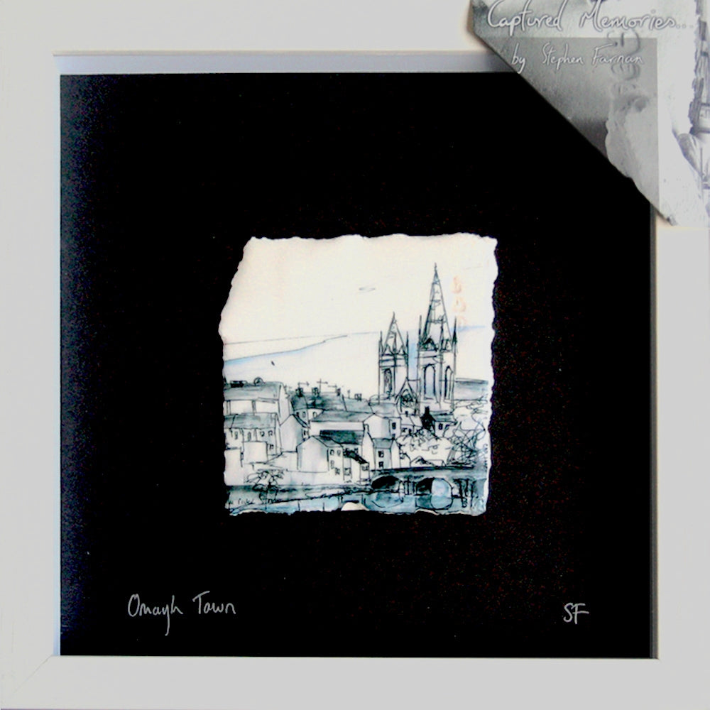 Memories - Omagh Town Framed 10x10