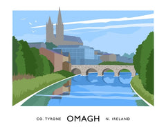 Co Tyrone - Omagh Unframed 40x30