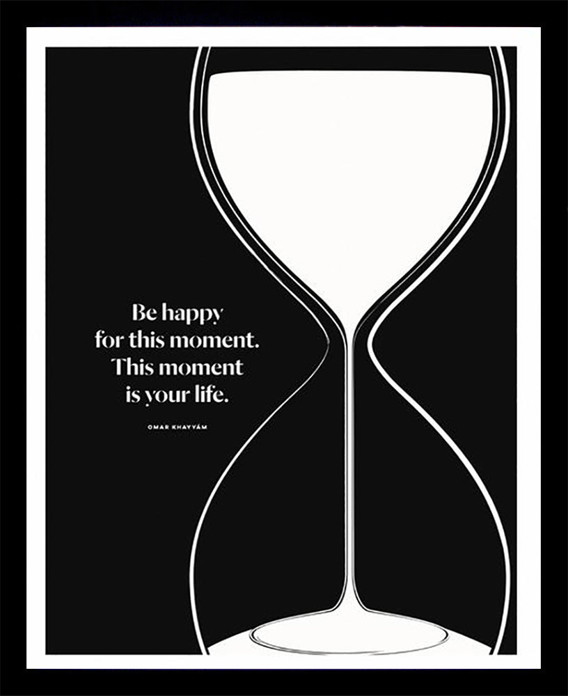 Omar Khayyam - Moment Frame Black
