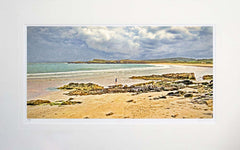 Co Donegal - On Marble Hill Strand Donegal Unframed 71x45
