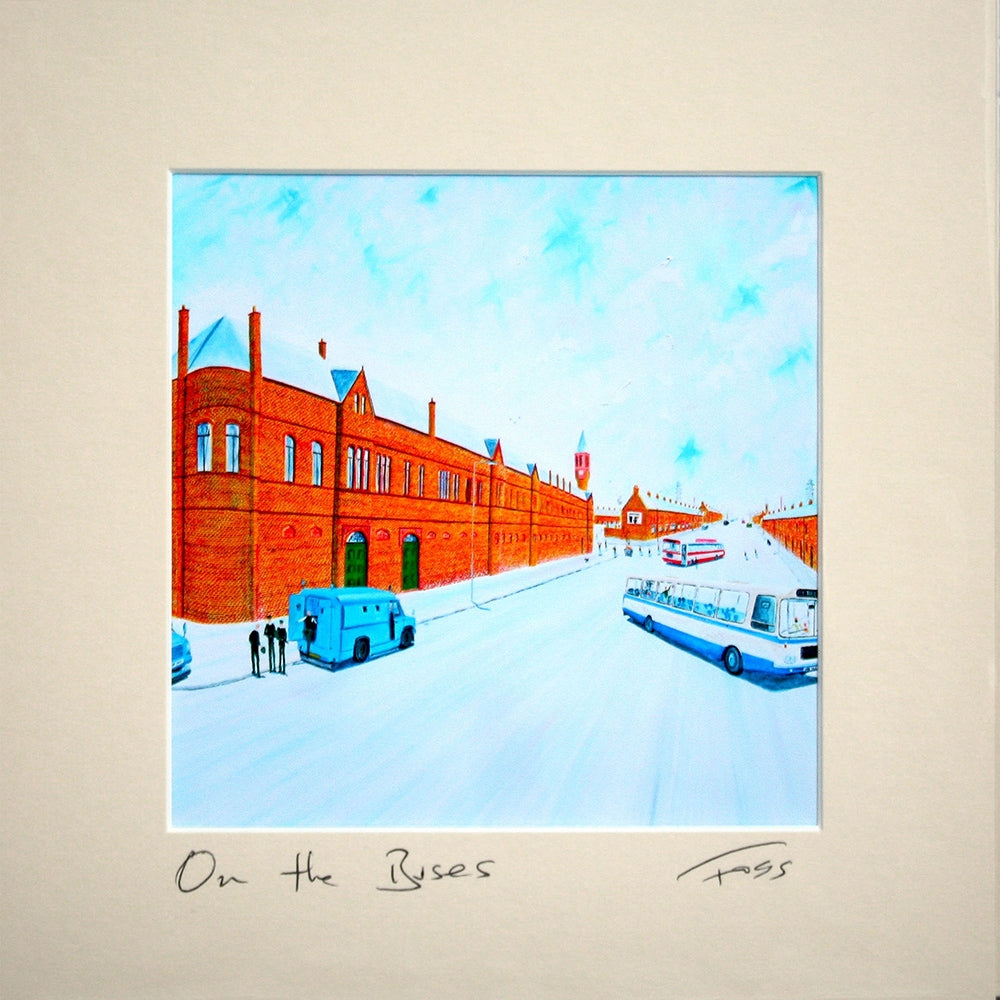 On the Buses Unframed 15 x 15