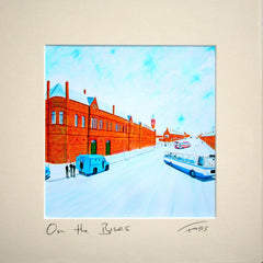 On the Buses Unframed 15 x 15