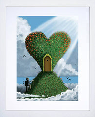 On Top Of The World-White Box Frame