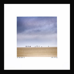 On The Beach Three - Black Box Frame