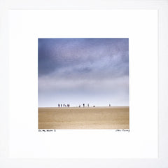 On The Beach Three - White Box Frame
