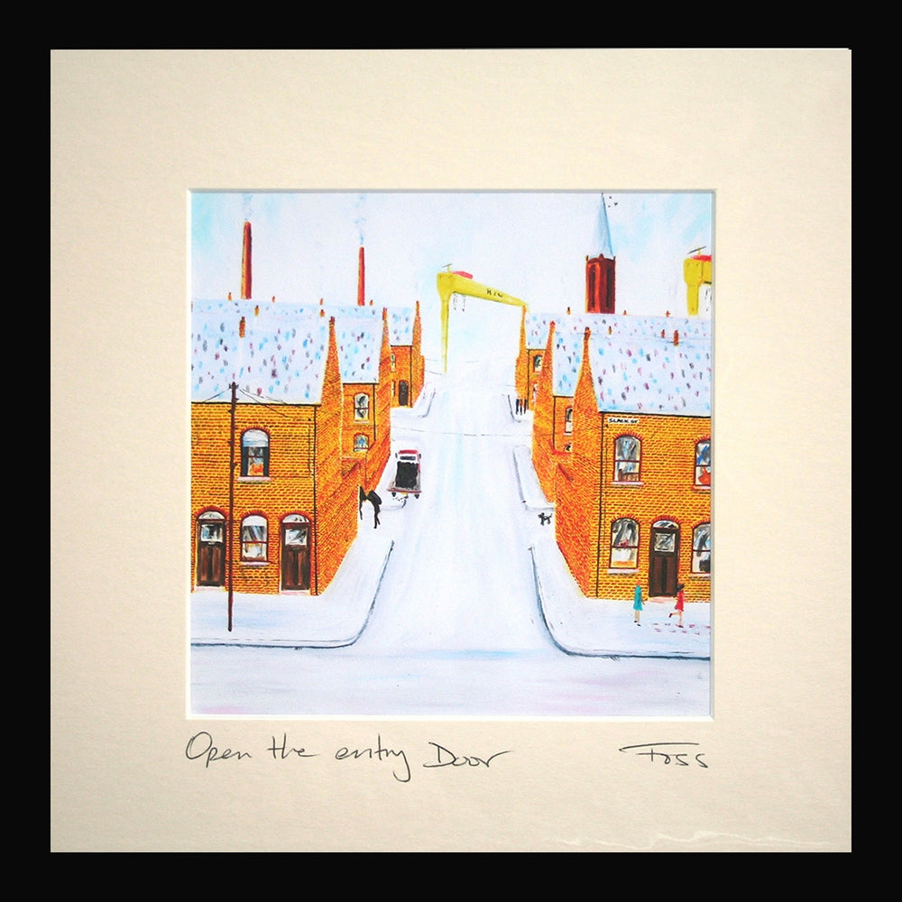 Open the Entry Door Framed 15 x 15