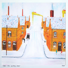 Print - Open the Entry Door 40 x 40 Unframed