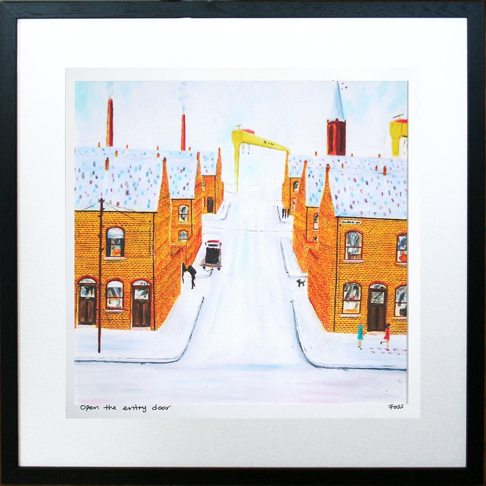 Open the Entry Door Framed 40 x 40