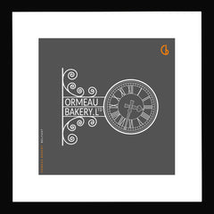 Ormeau Bakery Belfast 29 x 29 Black frame