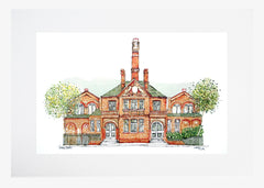Belfast Ormeau Baths White Frame