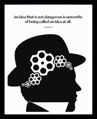 Oscar Wilde - Idea-28 x 35.5-Black Box Frame