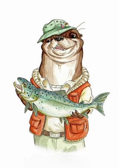 Animals - Otter Unframed