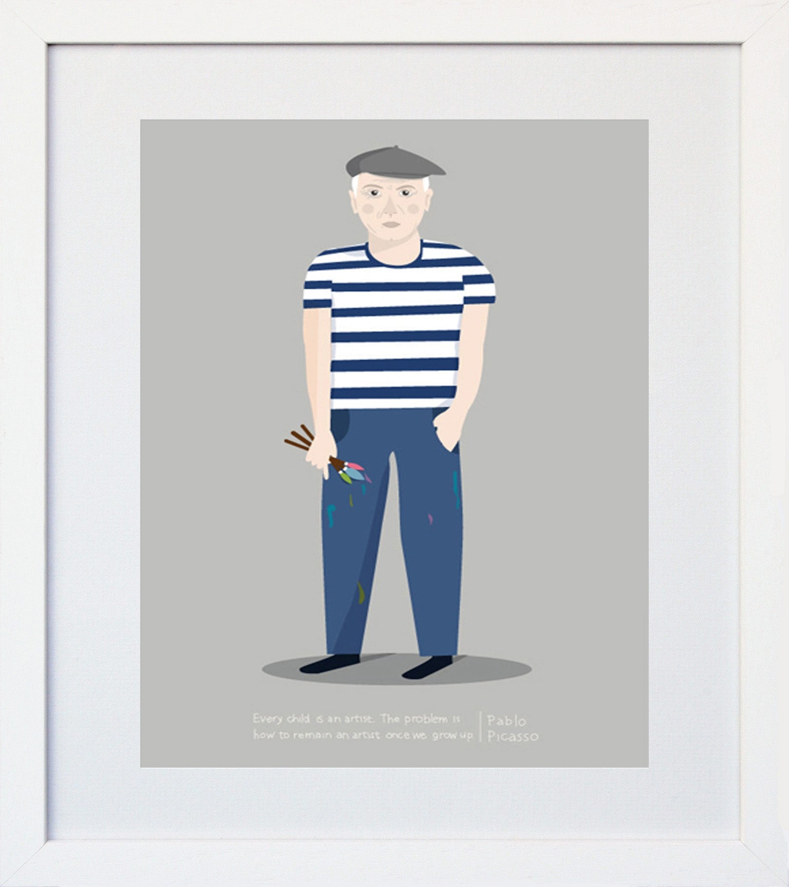 Pablo Picasso White Frame