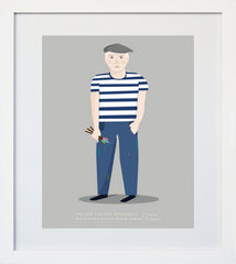 Pablo Picasso White Frame