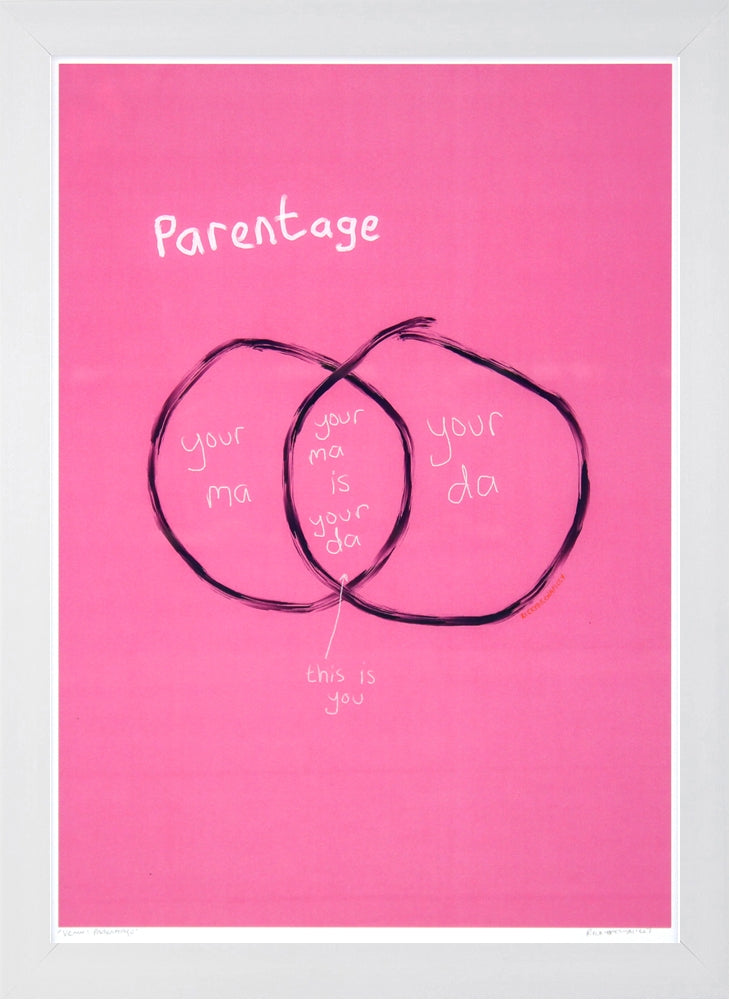 Parentage - Flat White Frame