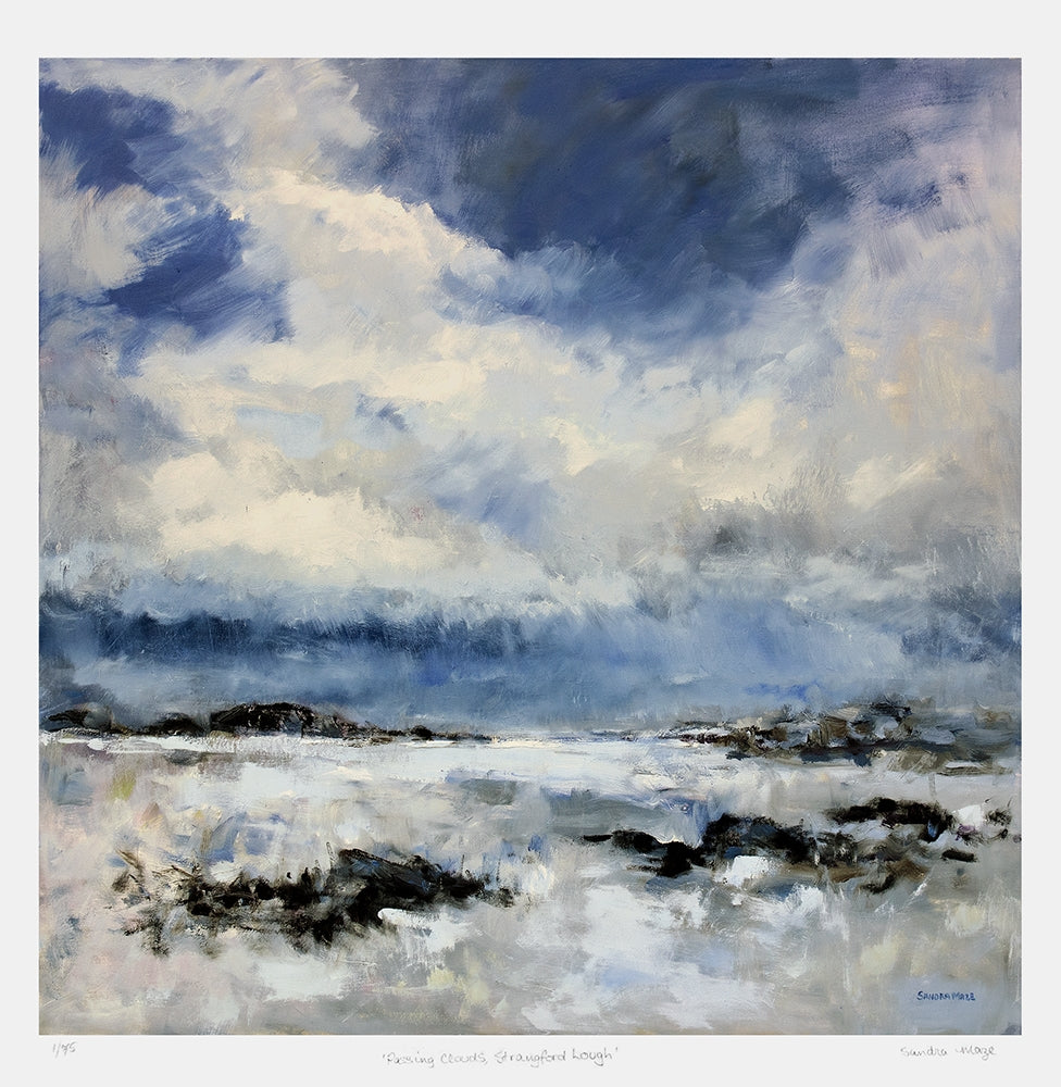 Print - Passing Clouds, Strangford Lough Unframed
