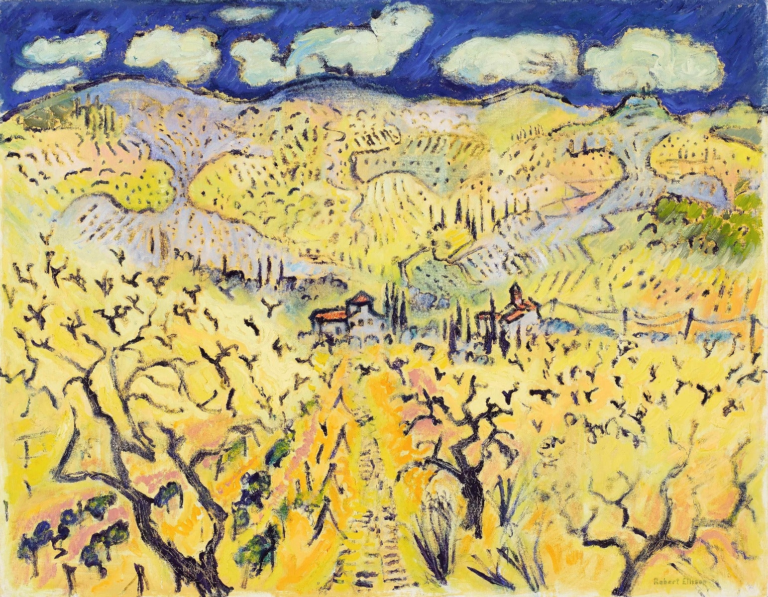 Path To Hills Unframed