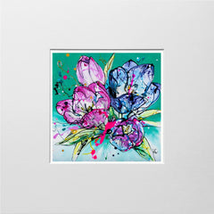 Print Open Edition Floral - Peace-12 x 12-Unframed