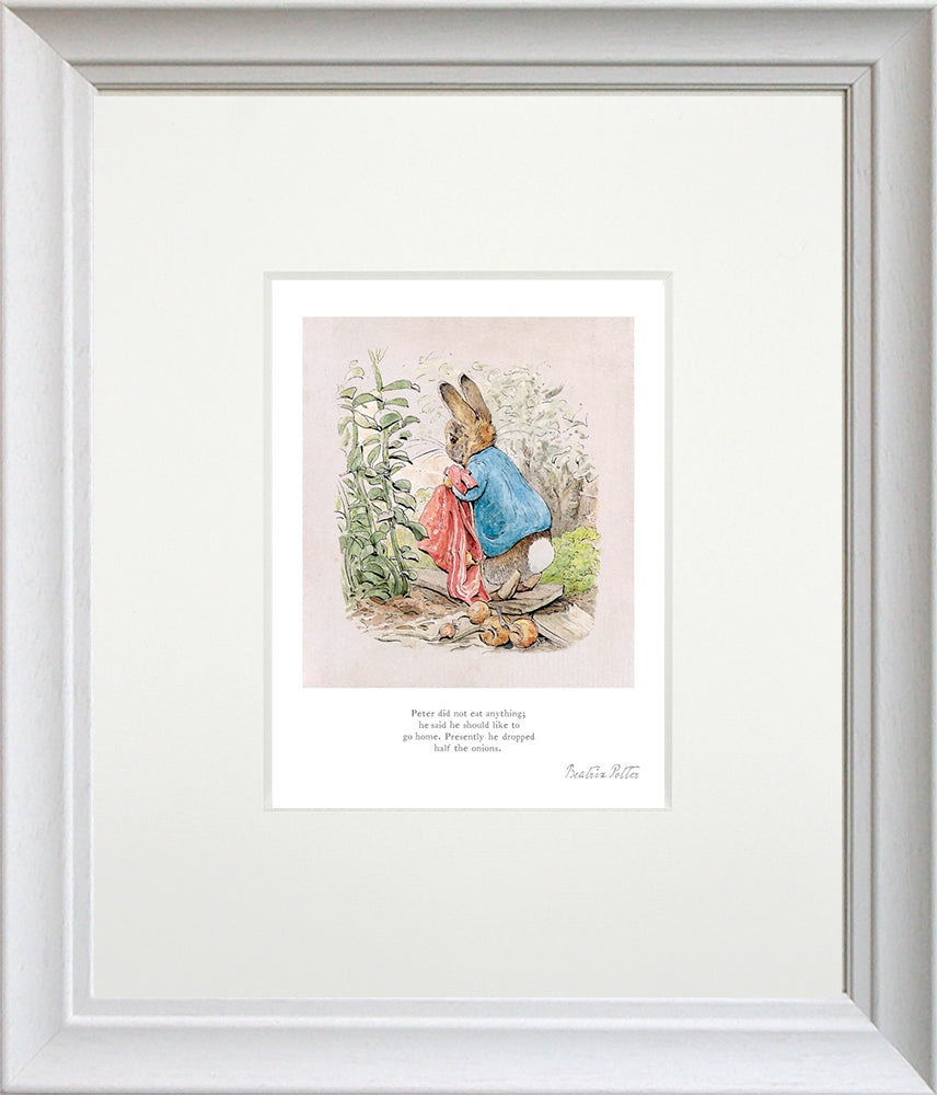 Peter Rabbit - Peter Did Not Eat Anything - Framed