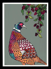 Pheasant Black Frame