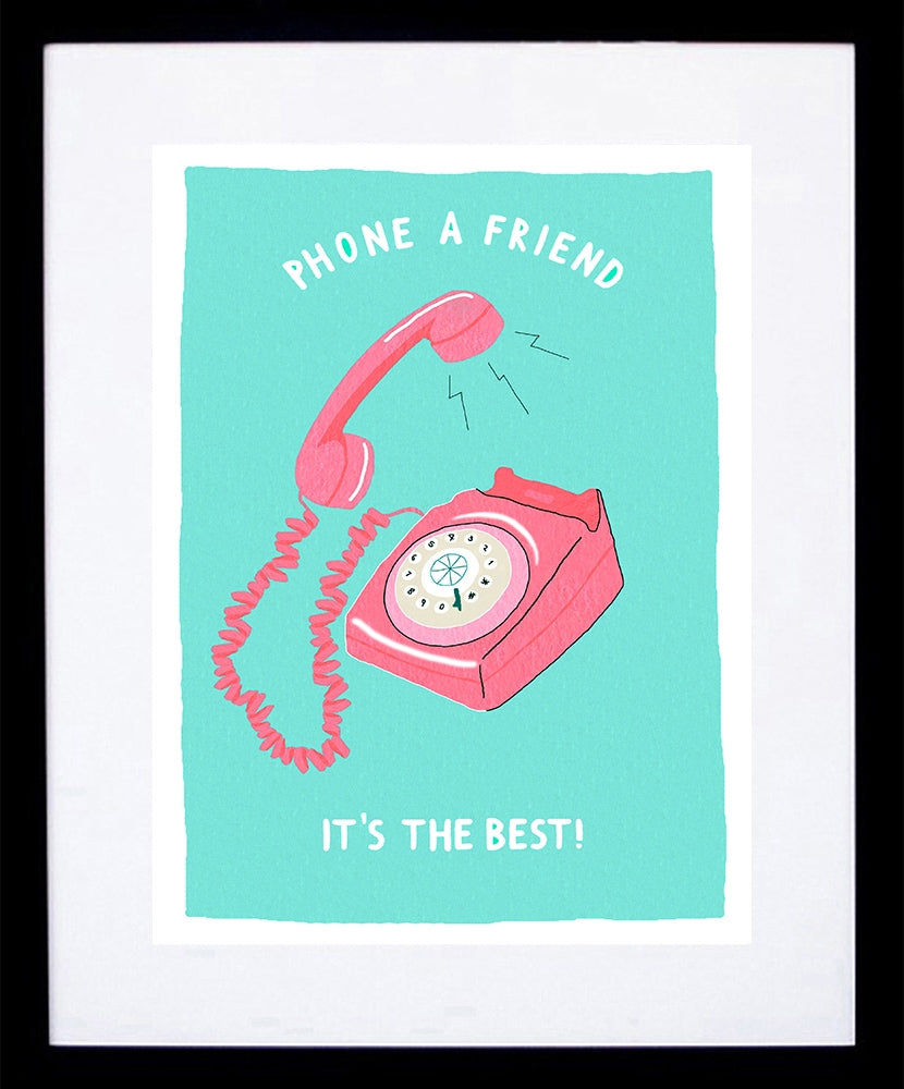 Lockdown - Phone A Friend Black Frame