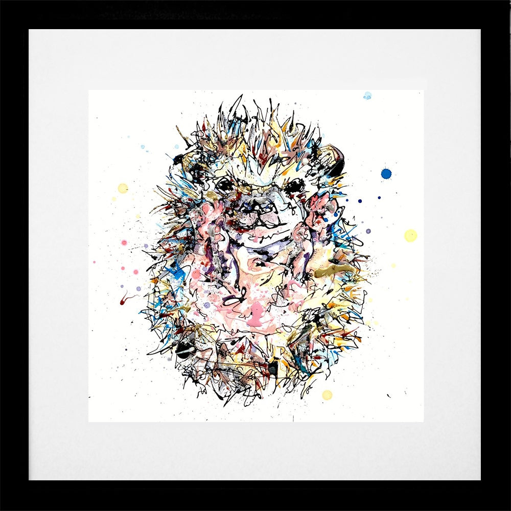 Print Open Edition Animals - Pickles-30 x 30-Black Box Frame (With Mount)