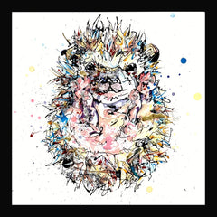 Print Open Edition Animals - Pickles-30 x 30-Black Box Frame (No Mount)