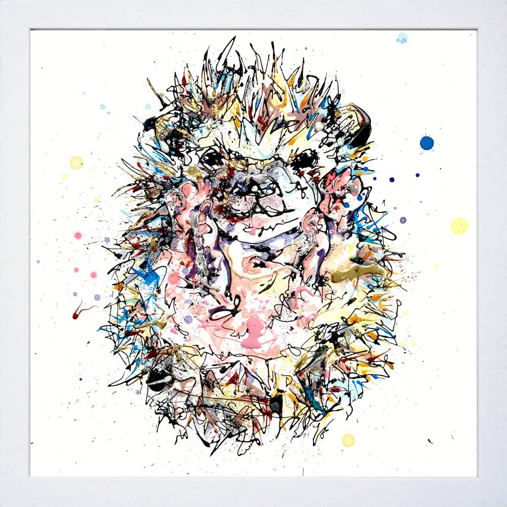 Print Open Edition Animals - Pickles-30 x 30-White Box Frame (No Mount)