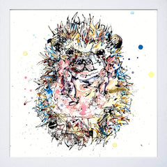Print Open Edition Animals - Pickles-30 x 30-White Box Frame (No Mount)