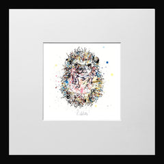 Print Open Edition Animals - Pickles-12 x 12-Small Flat Black Frame