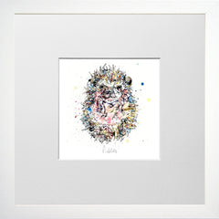 Print Open Edition Animals - Pickles-12 x 12-Small Flat White Frame