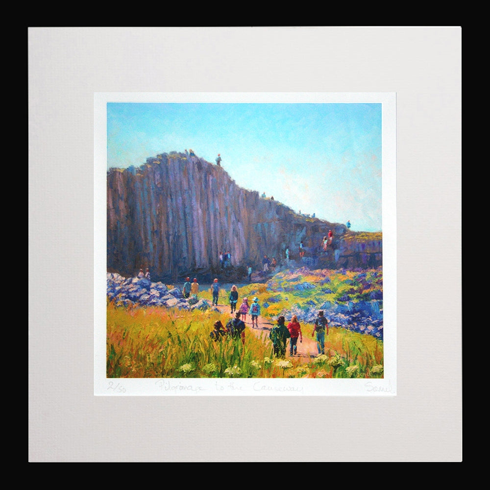Pilgrimage To The Causeway Black Frame