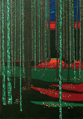 Pine Forest Starry Night