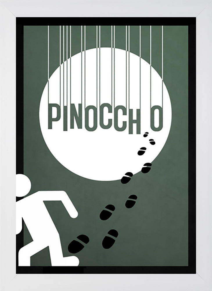 Pinocchio White Frame