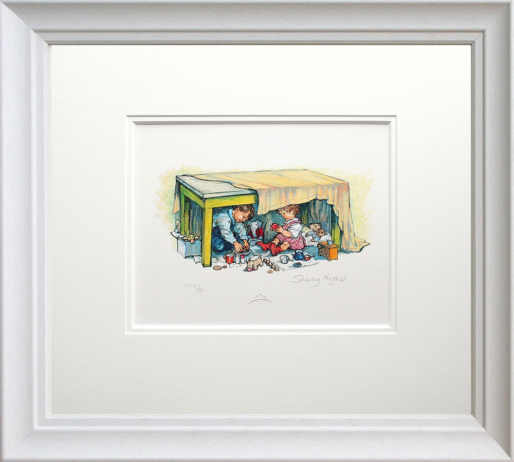 Playing House Artist Proof White Scoop Frame