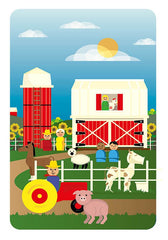 Farm Playset Unframed