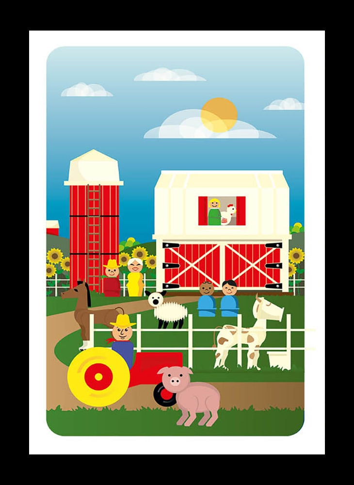 Farm Playset Framed