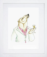 Animals - Polar Bear Frame White